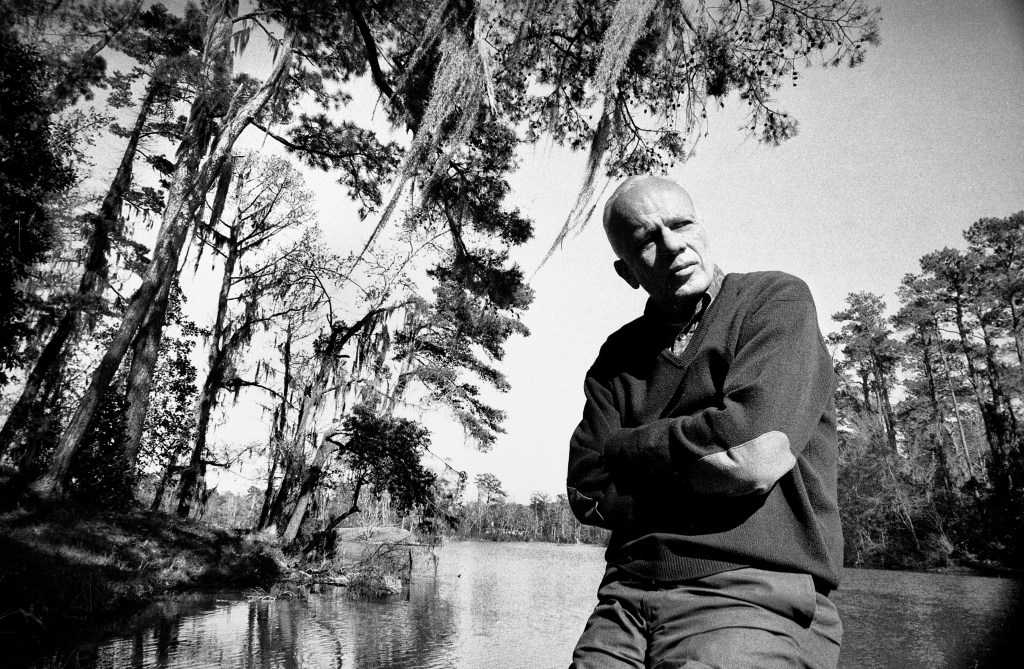 Walker Percy at the Bogue Falaya River in Covington, LA